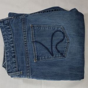 Simply Vera Wang Women's 12 Bootcut Denim Blue Jeans